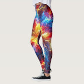 Leggings Couleurs lumineuses électriques (Gauche)