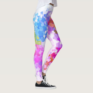 Leggings Couleurs Modèles sur mesure rose rouge bleu jaune