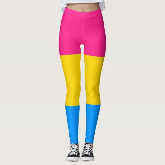 Leggings Couleurs Pansexual Pride (Devant)
