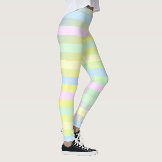 Leggings Couleurs pastel arc-en-ciel (Droite)