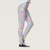 Leggings Couleurs pastel et formes géométriques (Droite)