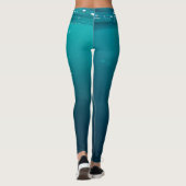 Leggings Couleurs sous-marines (Dos)