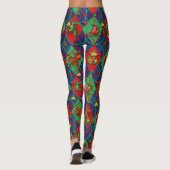 Leggings Couleurs tendance Abstrait saison de vacances (Dos)