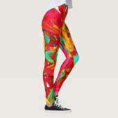Leggings Couleurs vives Motif Abstrait (Droite)