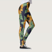 Leggings Country Cute Jaune de la Marine Fleurs de soleil A (Droite)