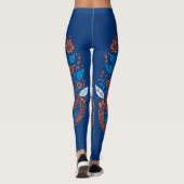 Leggings Country Guitare Art (Dos)