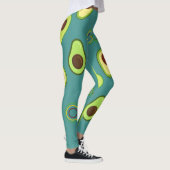 Leggings Coupe Avocado été Vert dégradé Motif (Droite)