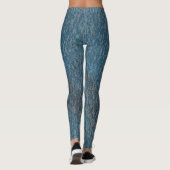 LEGGINGS COUPE BLEUE MODERNE PROFONDE (Dos)