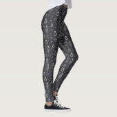 Leggings Coupe de Noël en tableau noir (Droite)