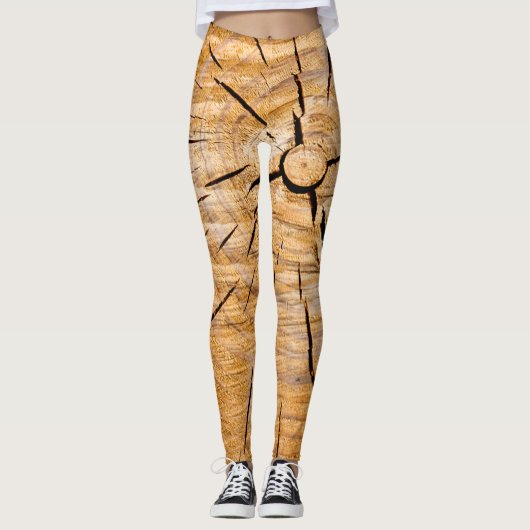 Leggings Coupe de vie en bois noueuse (Devant)