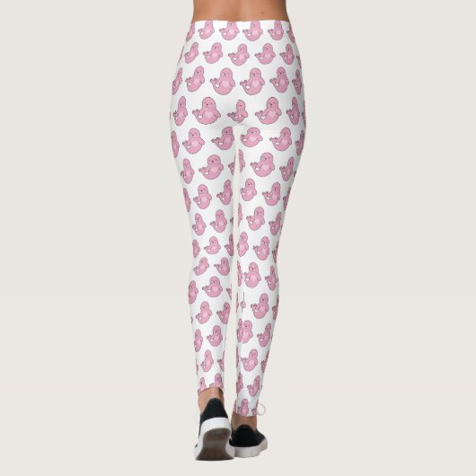 Leggings Coupe rose (Dos)