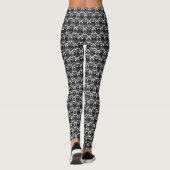 Leggings coupés en noir et blanc (Dos)