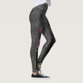 Leggings Couple de squelettes d'Halloween (Droite)