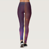 Leggings Couple Fantôme mignon - Glow in Dark Style Art (Dos)
