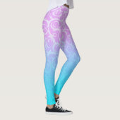 Leggings Courbes bleu rose (Droite)
