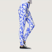 Leggings Courbes bleues (Droite)