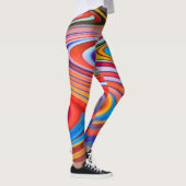 Leggings Courbes cosmiques (Droite)