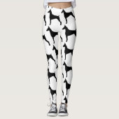 Leggings Courez avec votre dobermann (Devant)
