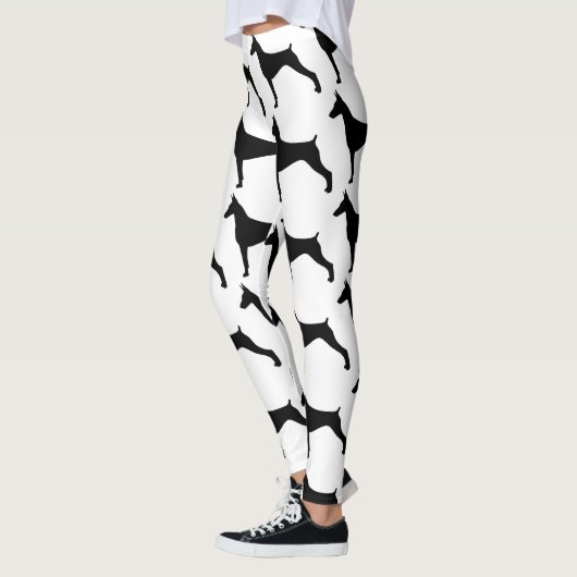 Leggings Courez avec votre dobermann (Gauche)