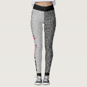 Leggings Courir maintenant, vin plus tard (Devant)