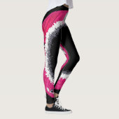 Leggings Couronne de Noël rose glamour (Droite)