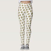 Leggings Couronne dorée - luxe royal 2 (Devant)