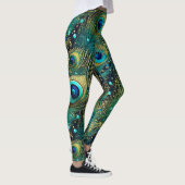 Leggings Coussin de jet Peacock Passion (Droite)
