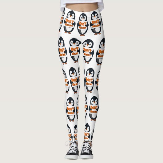 Leggings Coussin de jet Penguin Don't Miss Out (Devant)