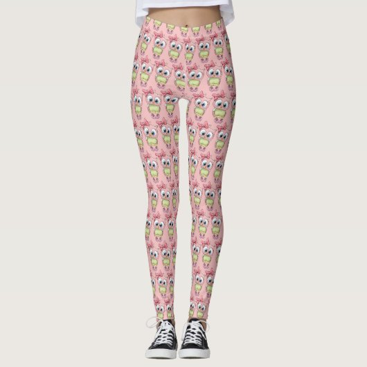 Leggings Couvre-pattes de chouette (Devant)