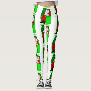 Leggings covid noël annulé santa claus drôle