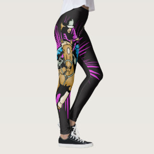 Leggings Cow-girl sur les guêtres occidentales de cheval