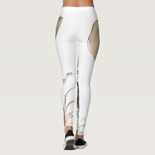 Leggings cowboy drôle art halloween (Dos)