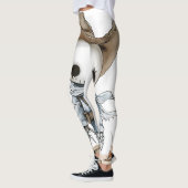 Leggings cowboy drôle art halloween (Gauche)