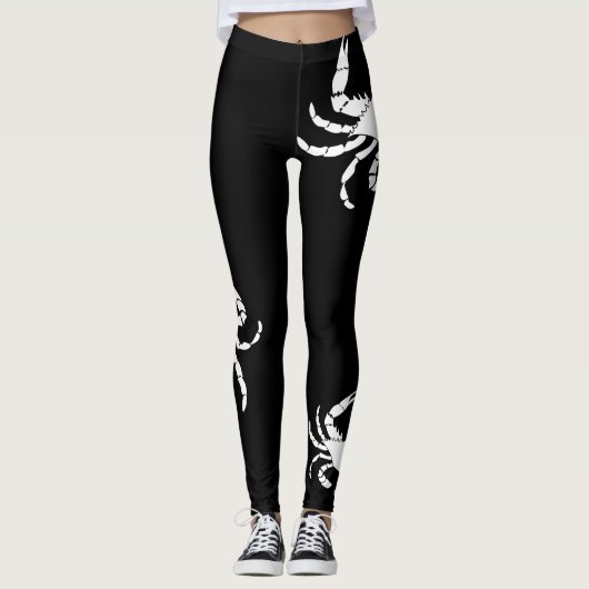 Leggings Crabe blanc (Devant)