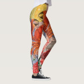 Leggings Crabe Plage Nautique Art de la mer (Droite)