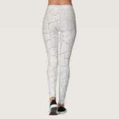 Leggings crack blanc (Dos)