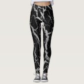 Leggings Cracked Space Lava - White/Black (Devant)