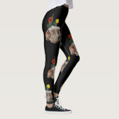 Leggings Crâne animal, cactus, fleurs et une mignonne araig (Droite)