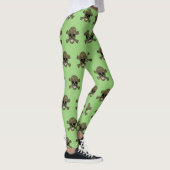 Leggings Crâne Camouflage et pattes croisées (Droite)