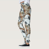 Leggings crâne de dia de los muertos (Gauche)