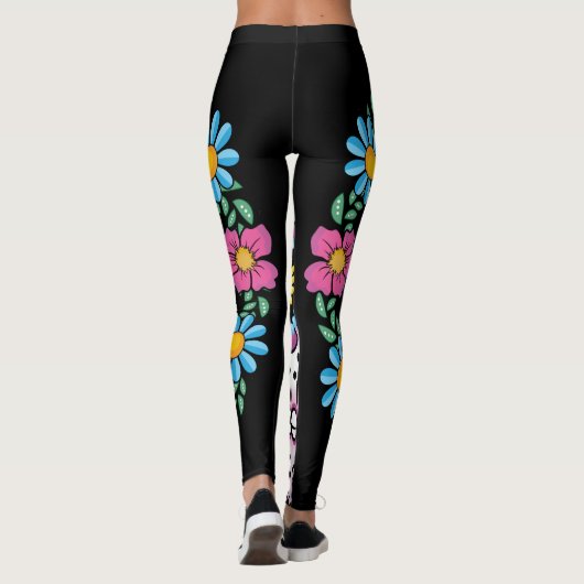 Leggings Crâne de Dia de los Muertos Sugar (Dos)