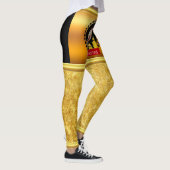 Leggings Crâne de sucre bouillonnant intimidant et effrayan (Droite)