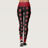 Leggings Crâne d'Halloween effrayant (Dos)