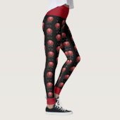 Leggings Crâne d'Halloween effrayant (Droite)