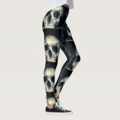 Leggings Crâne Effrayant d'Halloween (Droite)