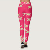 Leggings crâne et os verts (Dos)