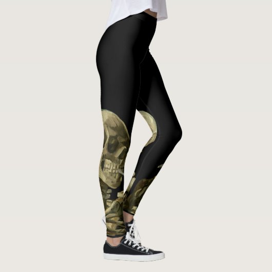 Leggings Crâne fumant une cigarette de Vincent van Gogh (Droite)