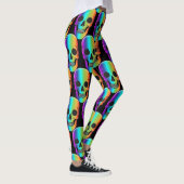 Leggings Crâne humain psychédélique Thunder_Cove (Droite)
