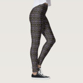 Leggings crâne jaune pourpre de *artifacts (Droite)