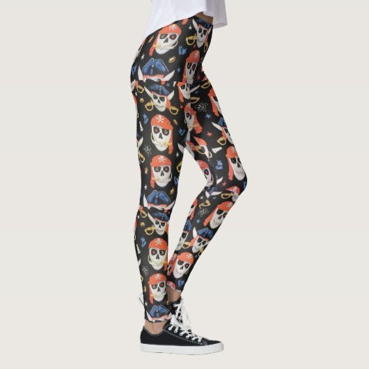 Leggings Crâne pirate (Droite)